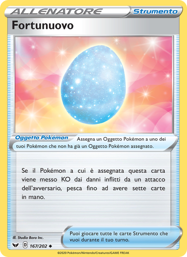 Fortunuovo 167/216 — Spada e Scudo (Italian Pokémon TCG card)