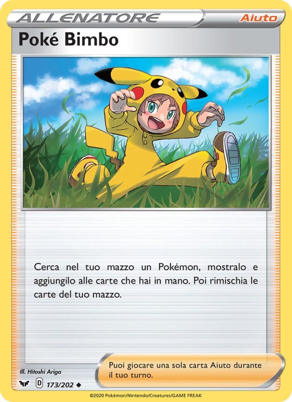 Poké Bimba 173/216 — Spada e Scudo (Italian Pokémon TCG card)