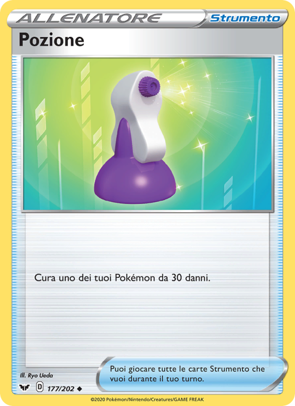 Pozione 177/216 — Spada e Scudo (Italian Pokémon TCG card)