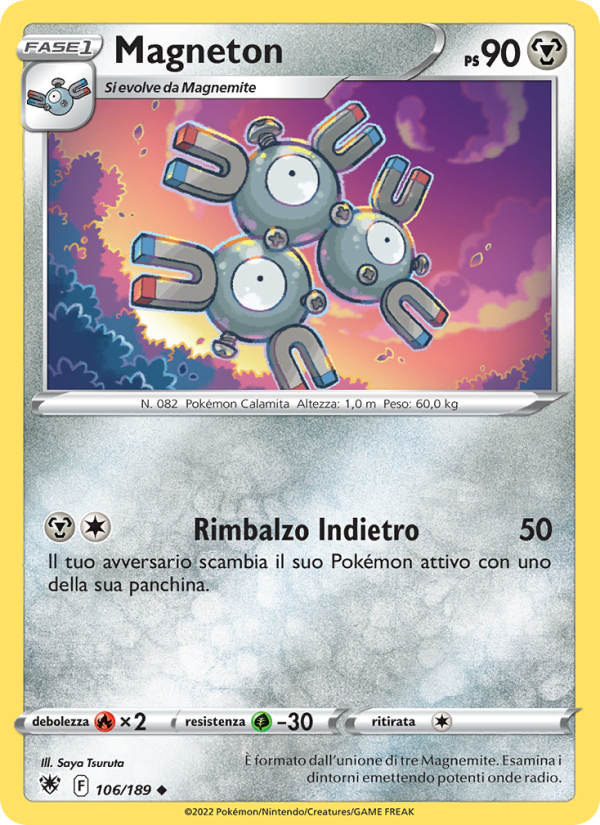 Magneton 106/246 — Lucentezza Siderale (Italian Pokémon TCG card)