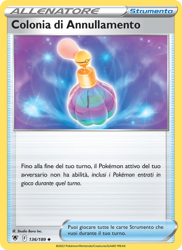 Colonia di Annullamento 136/246 — Lucentezza Siderale (Italian Pokémon TCG card)