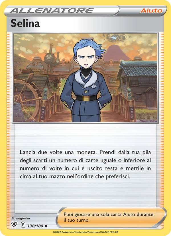 Selina 138/246 — Lucentezza Siderale (Italian Pokémon TCG card)