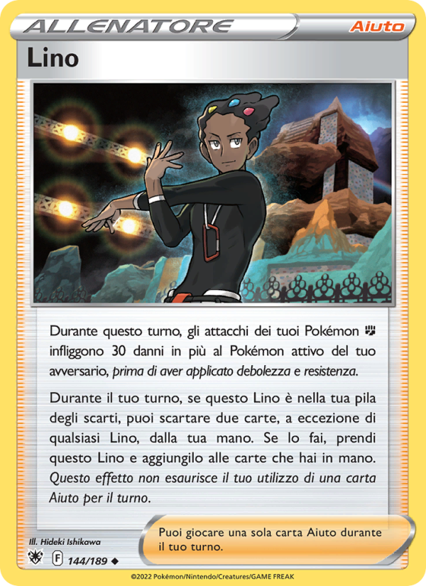 Lino 144/246 — Lucentezza Siderale (Italian Pokémon TCG card)