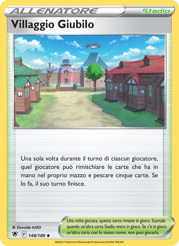 Villaggio Giubilo 148/246 — Lucentezza Siderale (Italian Pokémon TCG card)