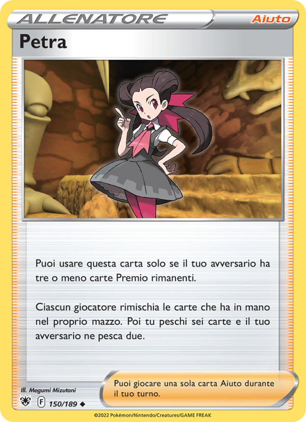Petra 150/246 — Lucentezza Siderale (Italian Pokémon TCG card)