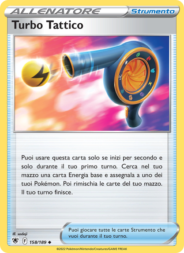 Turbo Tattico 158/246 — Lucentezza Siderale (Italian Pokémon TCG card)