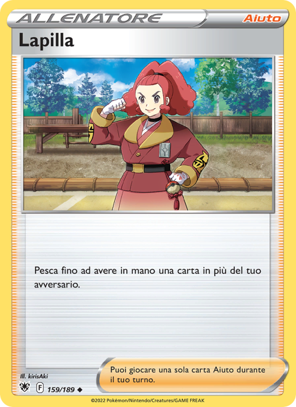 Lapilla 159/246 — Lucentezza Siderale (Italian Pokémon TCG card)