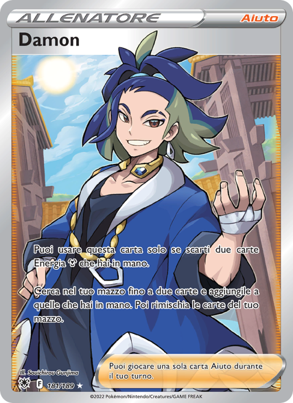 Damon 181/246 — Lucentezza Siderale (Italian Pokémon TCG card)