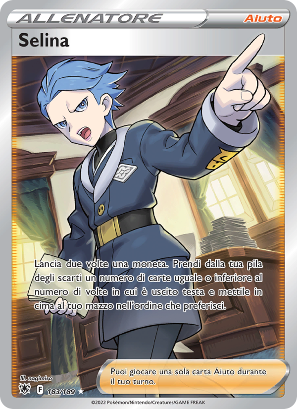 Selina 183/246 — Lucentezza Siderale (Italian Pokémon TCG card)