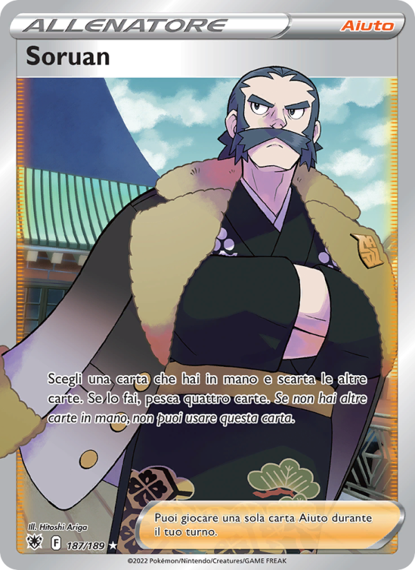 Soruan 187/246 — Lucentezza Siderale (Italian Pokémon TCG card)