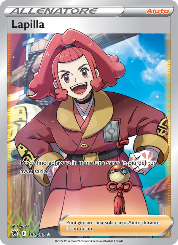 Lapilla 189/246 — Lucentezza Siderale (Italian Pokémon TCG card)