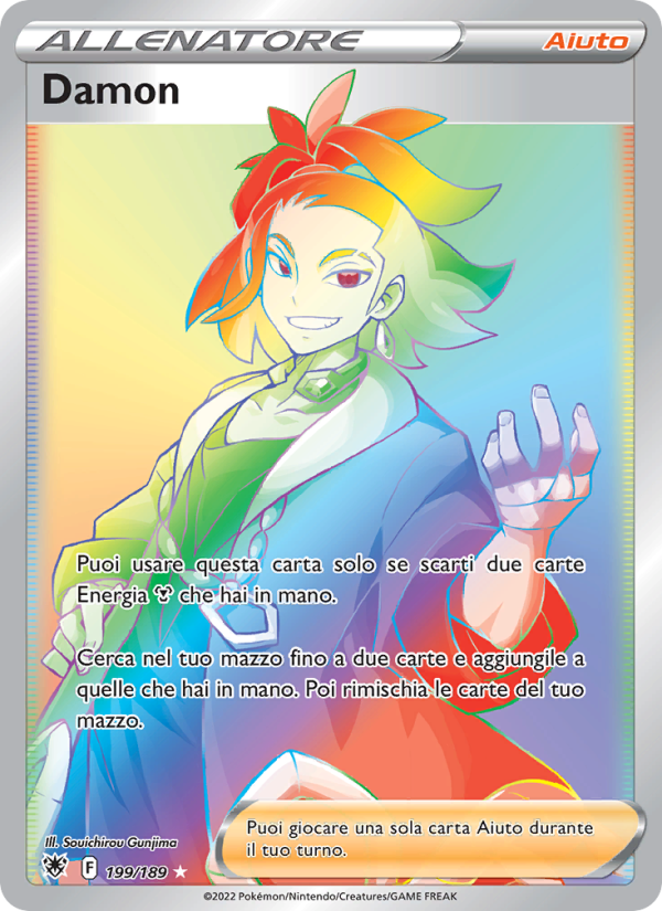 Damon 199/246 — Lucentezza Siderale (Italian Pokémon TCG card)