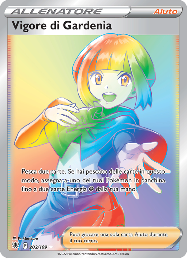 Vigore di Gardenia 202/246 — Lucentezza Siderale (Italian Pokémon TCG card)