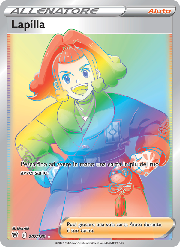 Lapilla 207/246 — Lucentezza Siderale (Italian Pokémon TCG card)