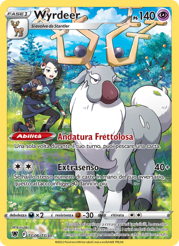 Wyrdeer TG06 — Lucentezza Siderale (Italian Pokémon TCG card)