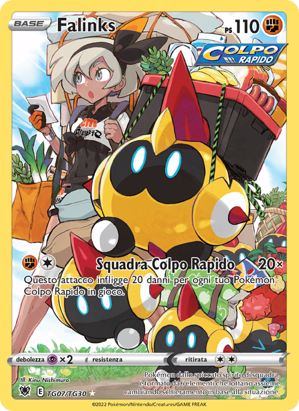 Falinks TG07 — Lucentezza Siderale (Italian Pokémon TCG card)