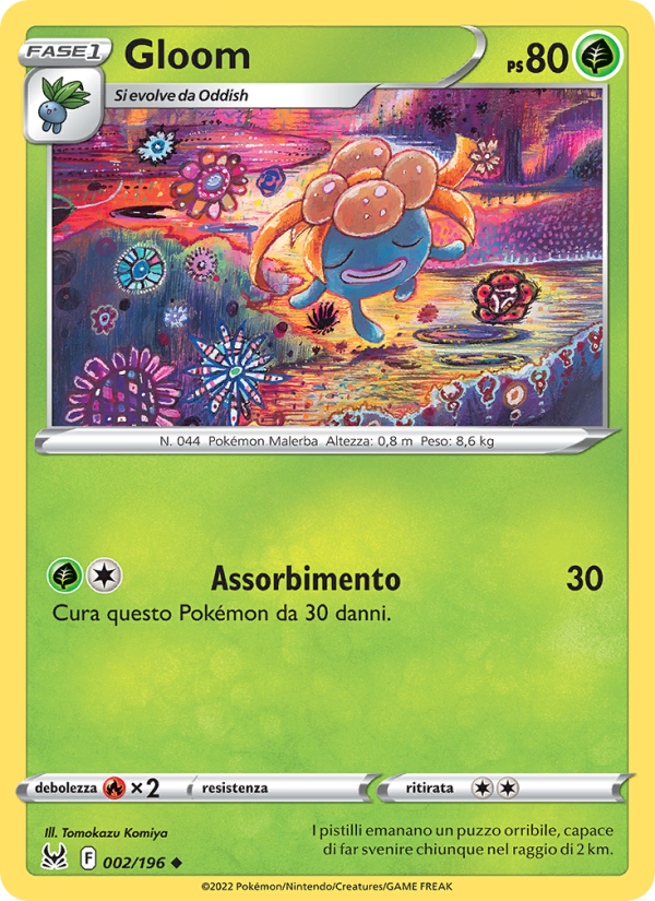 Gloom 002/247 — Origine Perduta (Italian Pokémon TCG card)