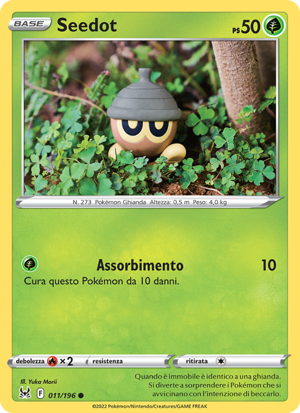 Seedot 011/247 — Origine Perduta (Italian Pokémon TCG card)