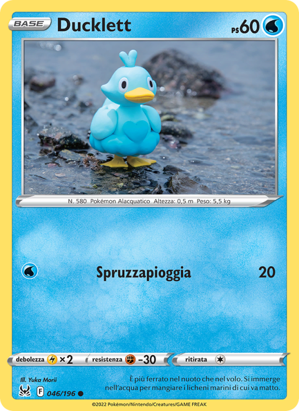 Ducklett 046/247 — Origine Perduta (Italian Pokémon TCG card)