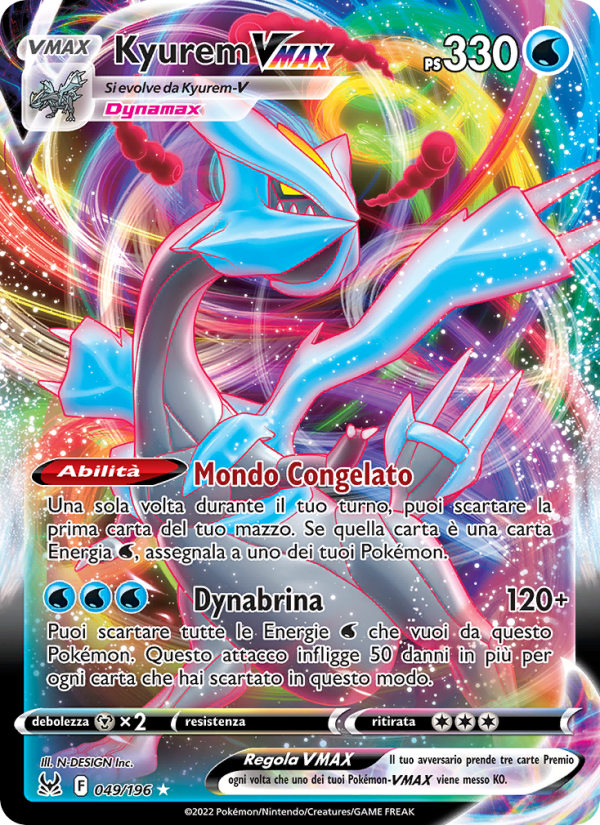 Kyurem VMAX 049/247 — Origine Perduta (Italian Pokémon TCG card)