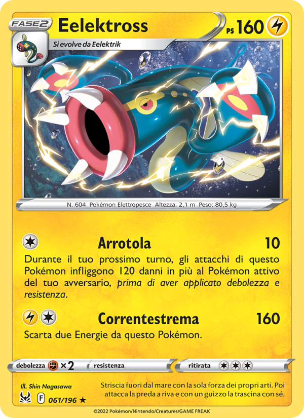 Eelektross 061/247 — Origine Perduta (Italian Pokémon TCG card)