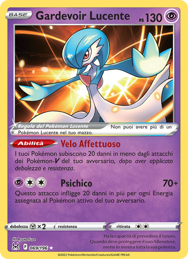Gardevoir Lucente 069/247 — Origine Perduta (Italian Pokémon TCG card)