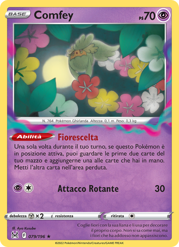 Comfey 079/247 — Origine Perduta (Italian Pokémon TCG card)
