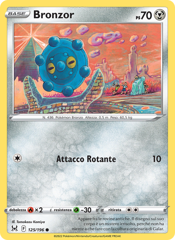 Bronzor 125/247 — Origine Perduta (Italian Pokémon TCG card)