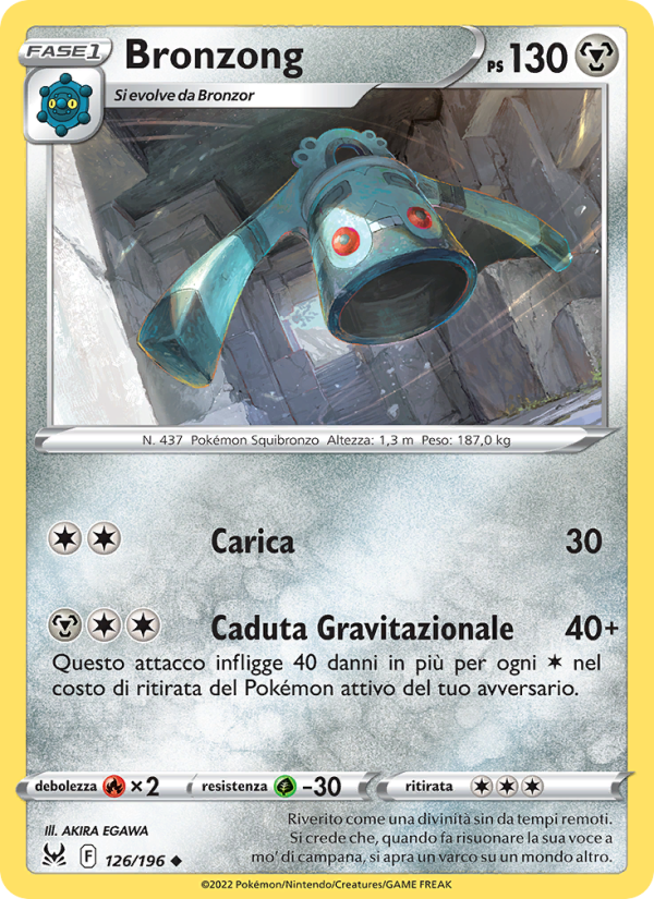 Bronzong 126/247 — Origine Perduta (Italian Pokémon TCG card)