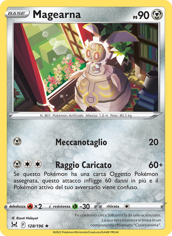 Magearna 128/247 — Origine Perduta (Italian Pokémon TCG card)
