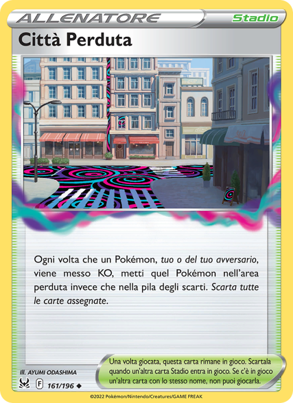 Città Perduta 161/247 — Origine Perduta (Italian Pokémon TCG card)