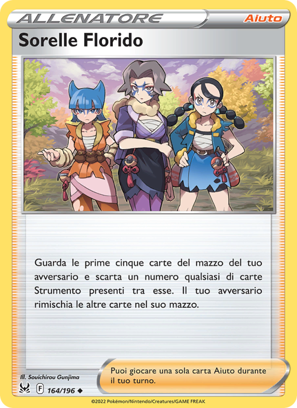 Sorelle Florido 164/247 — Origine Perduta (Italian Pokémon TCG card)