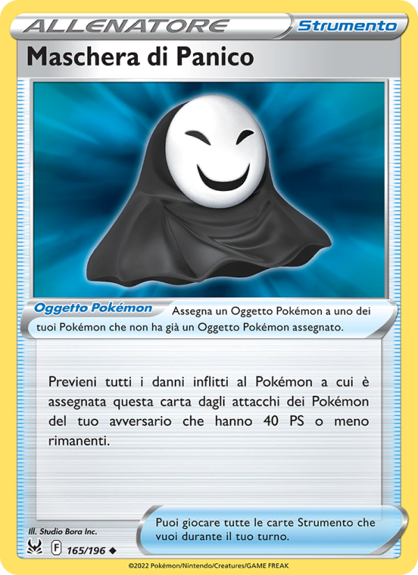 Maschera di Panico 165/247 — Origine Perduta (Italian Pokémon TCG card)