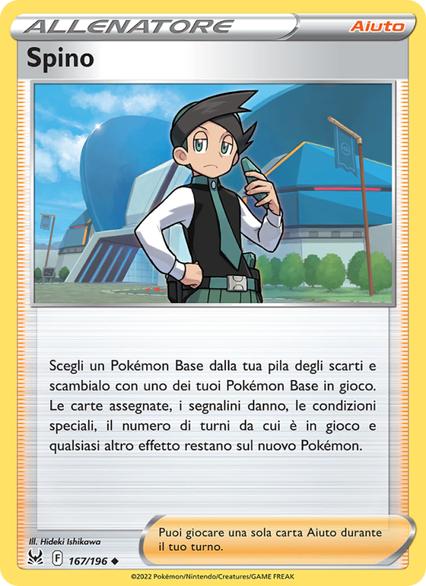 Spino 167/247 — Origine Perduta (Italian Pokémon TCG card)