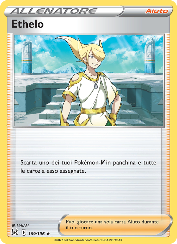 Ethelo 169/247 — Origine Perduta (Italian Pokémon TCG card)