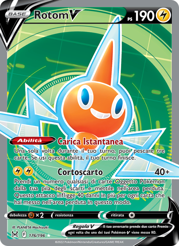 Rotom V 176/247 — Origine Perduta (Italian Pokémon TCG card)