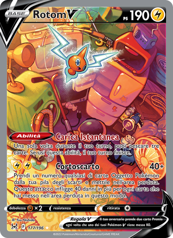 Rotom V 177/247 — Origine Perduta (Italian Pokémon TCG card)