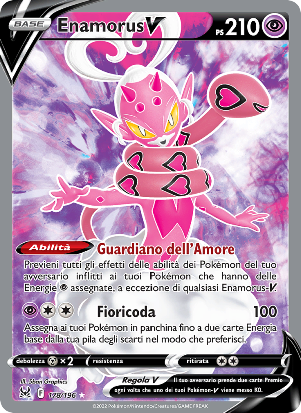 Enamorus V 178/247 — Origine Perduta (Italian Pokémon TCG card)