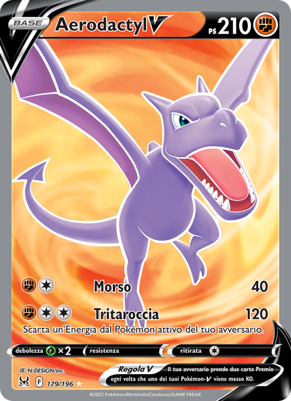 Aerodactyl V 179/247 — Origine Perduta (Italian Pokémon TCG card)
