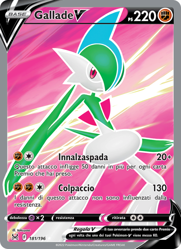 Gallade V 181/247 — Origine Perduta (Italian Pokémon TCG card)