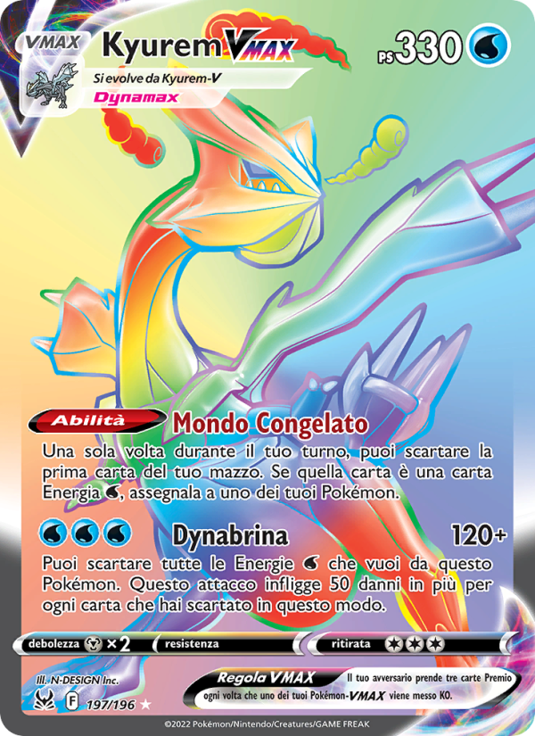 Kyurem VMAX 197/247 — Origine Perduta (Italian Pokémon TCG card)