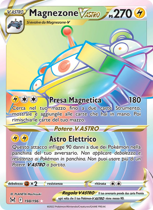 Magnezone V ASTRO 198/247 — Origine Perduta (Italian Pokémon TCG card)
