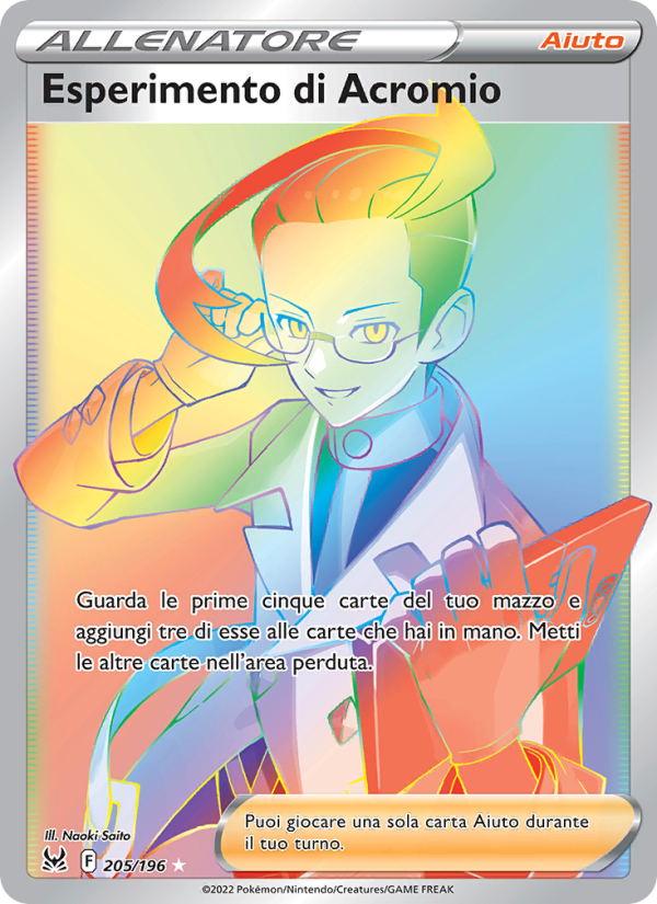 Esperimento di Acromio 205/247 — Origine Perduta (Italian Pokémon TCG card)