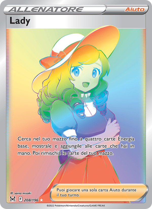 Lady 208/247 — Origine Perduta (Italian Pokémon TCG card)