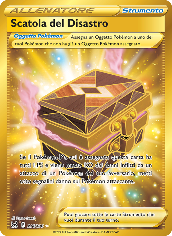 Scatola del Disastro 214/247 — Origine Perduta (Italian Pokémon TCG card)