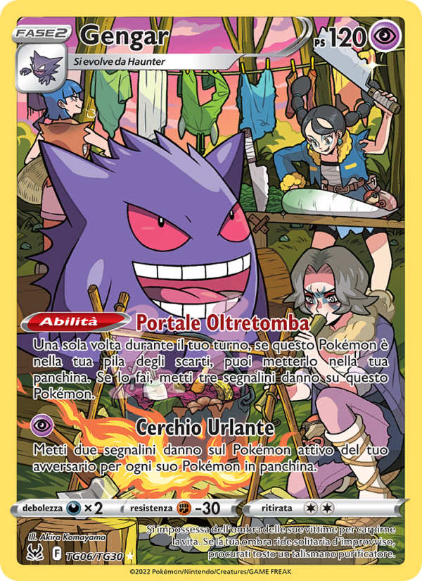 Gengar TG06 — Origine Perduta (Italian Pokémon TCG card)