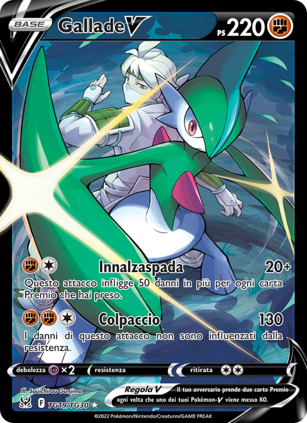 Gallade V TG19 — Origine Perduta (Italian Pokémon TCG card)