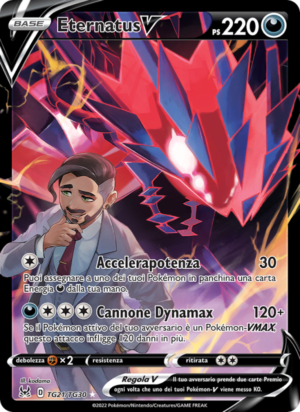 Eternatus V TG21 — Origine Perduta (Italian Pokémon TCG card)