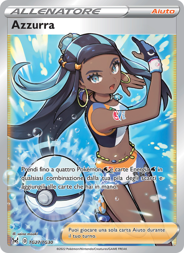 Azzurra TG27 — Origine Perduta (Italian Pokémon TCG card)