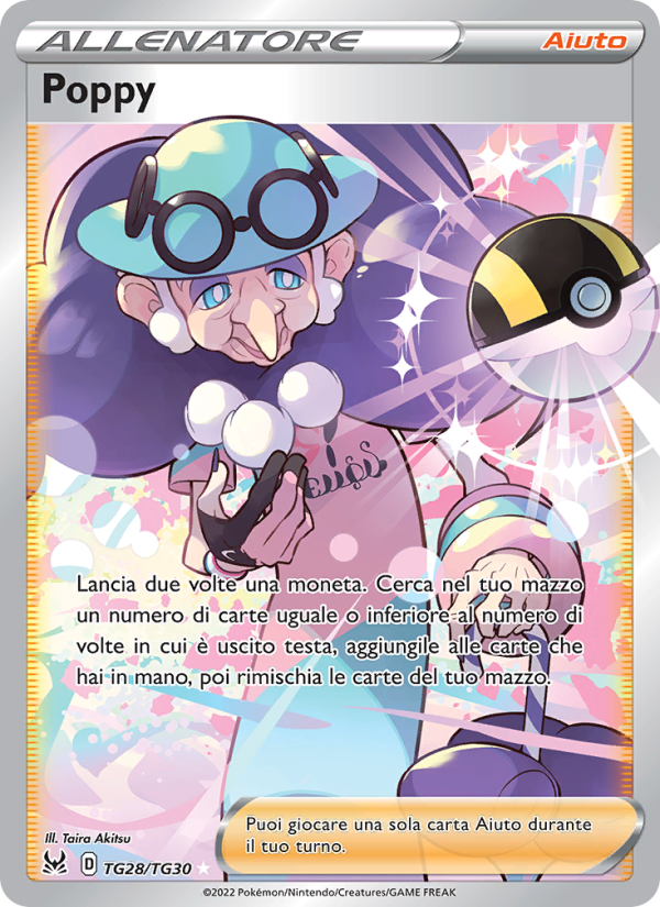 Poppy TG28 — Origine Perduta (Italian Pokémon TCG card)
